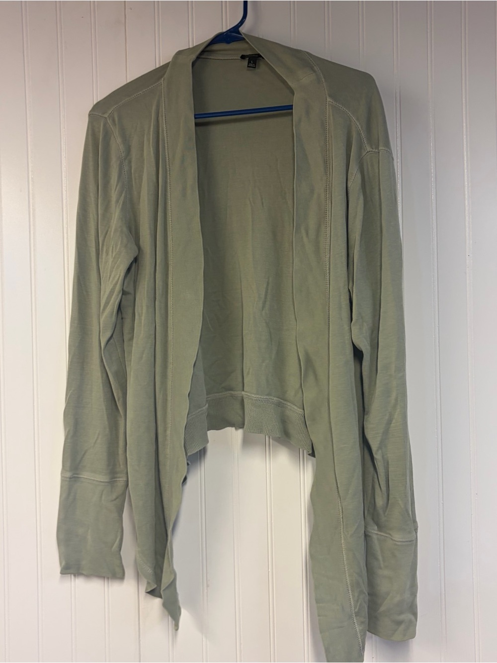 Talbots Light Sage Open-Front Women's Cardigan Sweater Large